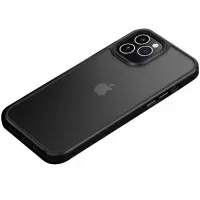 Чехол накладка Metal Buttons iPhone 11 Pro Черная