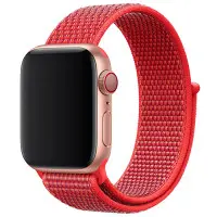 Ремешок Apple Watch 38мм Нейлон Красный