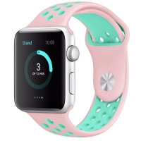 Ремінець Apple Watch 38мм Nike Рожевий/Зелений Ремінець Apple Watch 38мм Nike Рожевий/Зелений