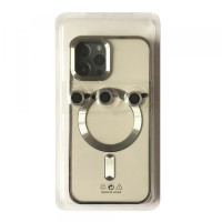 Чехол накладка Shining (+Lenses) iPhone 11 Pro Серебро