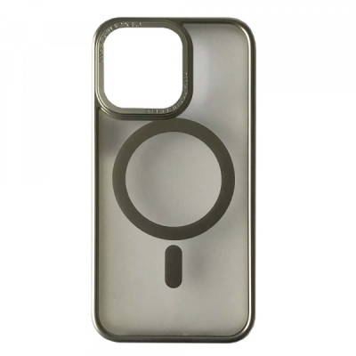 Чехол накладка Perfect MagSafe iPhone 12/12 Pro Срібна (Titanium Silver)