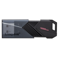 Флеш пам\'ять USB 128Gb Kingston DT Exodia Onyx USB 3.2 Black, Чорний