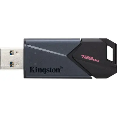 Флеш память USB 128Gb Kingston DT Exodia Onyx USB 3.2  Black, Черный