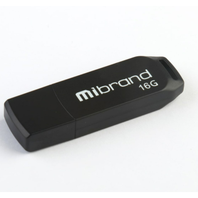 Флеш пам\'ять USB 16Gb Mibrand Mink USB 2.0 Black, Чорний