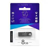 USB 8Gb T&G Metal 117 Стальной