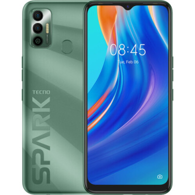 Смартфон Tecno Spark 7 (KF6n) 4/64GB NFC Spruce Green, зеленый