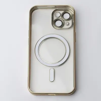 Чохол Накладка Metal Matte MagSafe iPhone 13 Золота Чохол Накладка Metal Matte MagSafe iPhone 13 Золота
