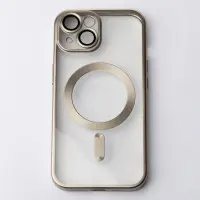 Чехол Накладка Metal Matte MagSafe iPhone 13 Серая