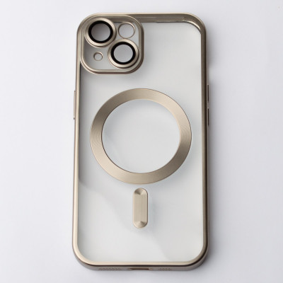 Чохол Накладка Metal Matte MagSafe iPhone 13 Сіра