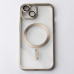 Чохол Накладка Metal Matte MagSafe iPhone 13 Сіра