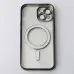 Чехол Накладка Metal Matte MagSafe iPhone 13 Черная