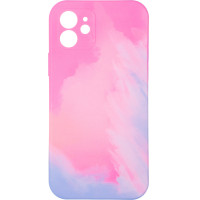 Чохол накладка Watercolor iPhone 11 Рожева