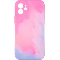 Чехол накладка Watercolor iPhone 11 Розовая