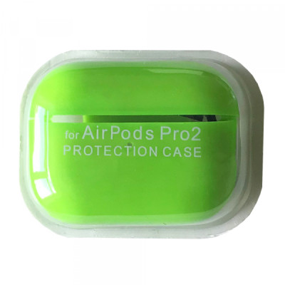 Чехол для наушников AirPods Pro 2 Microfiber Зеленый (Party green)