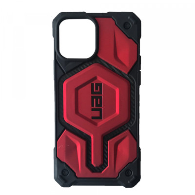 Чехол накладка UAG Monarch Carbon MagSafe iPhone 14 Pro Красная