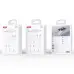 Сетевое зарядное устройство XO L167 (1USB-C) 25w + Type-C to Type-C White, Белый