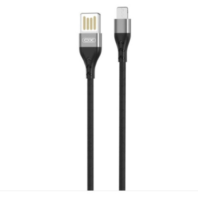 Кабель дата XO NB188 USB Type A - Lightning 1м Чорний