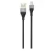 Кабель дата XO NB188 USB Type A - Lightning 1м Чёрный