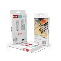 Кабель дата XO NBQ166 USB Type A - Lightning 1м Белый