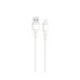 Кабель дата XO NBQ166 USB Type A - Lightning 1м Білий