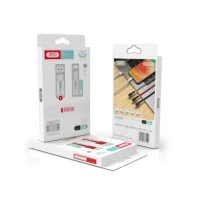 Кабель дата XO NBQ166 Lightning 1м Чорний