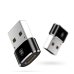 Перехідник адаптер OTG Baseus USB Male to Type-C Female Чорний