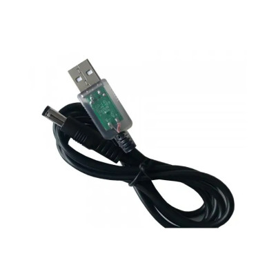 Кабель для роутеру USB DU33 12V 1.0 м (DC5521) Black, Чорний
