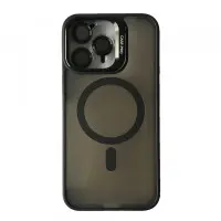 Чехол накладка Matte Fortable Camera Lens  iPhone 13 Pro Max Черная