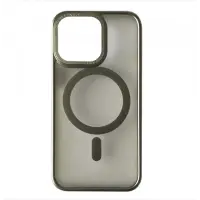 Чехол накладка Perfect MagSafe iPhone 12 Pro Max Срібна (Titanium Silver)
