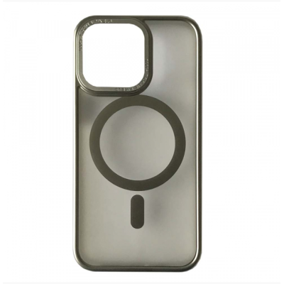 Чехол накладка Perfect MagSafe iPhone 12 Pro Max Срібна (Titanium Silver)