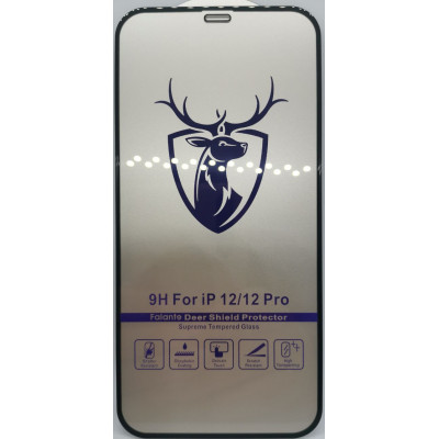 Защитное стекло Max 3D iPhone 12/12 Pro Чёрное
