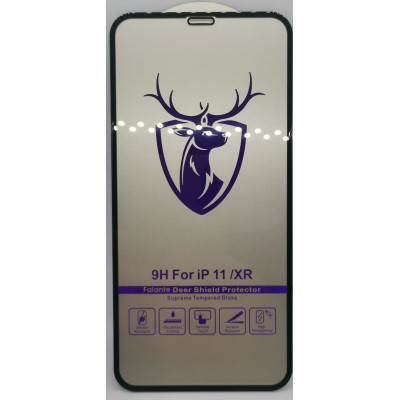 Защитное стекло Max 3D iPhone XR/11 Чёрное