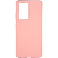 Чохол накладка Soft Matte Samsung G998 (S21 Ultra) Рожева