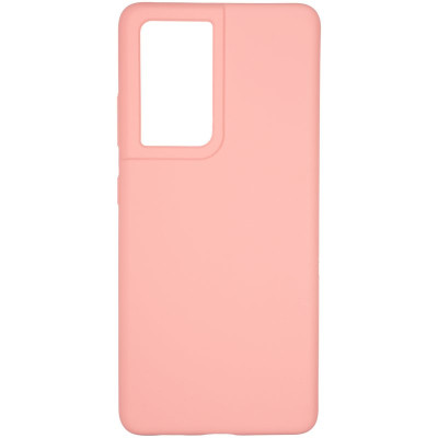 Накладка Soft Matte Samsung G998 (S21 Ultra) Рожева