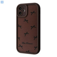 Чохол накладка Pretty iPhone 11 Коричнева/Бант