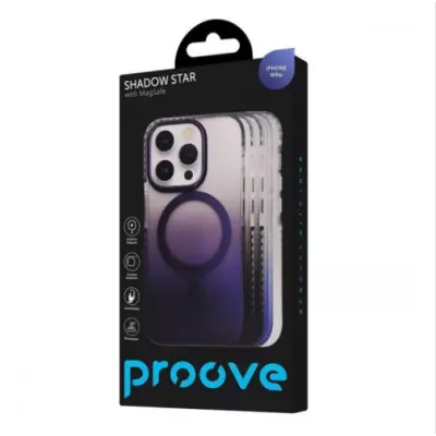 Чохол накладка Proove Shadow Star MagSafe iPhone 16 Pro Чорна