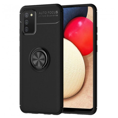 Чехол накладка Color Ring Samsung A025 (A02s) Черная