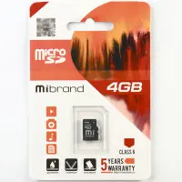 Micro SD 4Gb Mibrand (6)