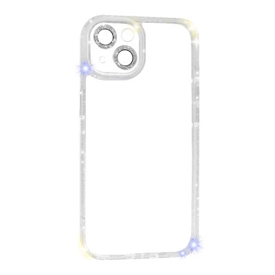 Чехол накладка Brilliant New iPhone 13 Серебряная