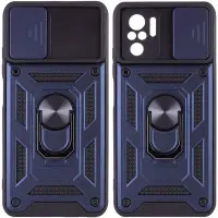 Чохол накладка Serge Ring Camshield Xiaomi Redmi Note 10/ Note 10S Синя