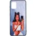Чехол накладка Prisma Ladies Samsung A315 (A31) Черная в белом