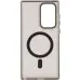Чехол накладка Lyon Frosted MagSafe Samsung S22 Ultra Чёрная