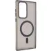 Чехол накладка Lyon Frosted MagSafe Samsung S22 Ultra Чёрная