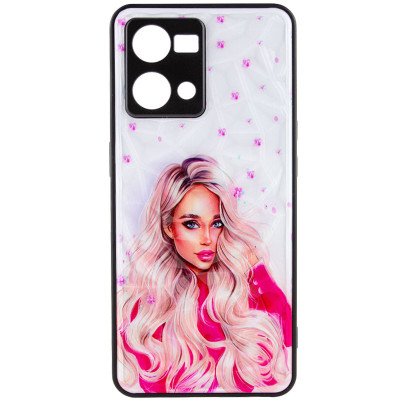 Чехол накладка Prisma Ladies OPPO A57s Розовая