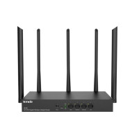 Бездротовий маршрутизатор (роутер) Wi-Fi роутер Tenda W18e Black