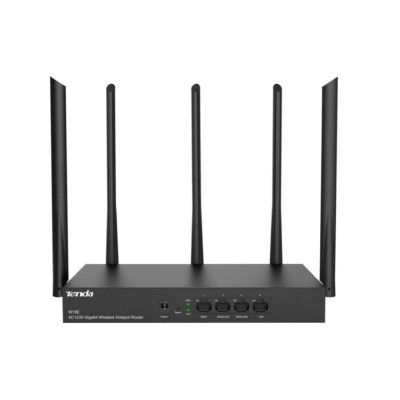 Бездротовий маршрутизатор (роутер) Wi-Fi роутер Tenda W18e Black