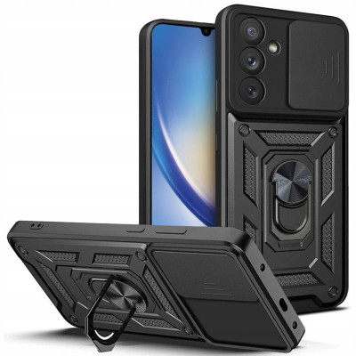 Чехол накладка Serge Ring Camshield Samsung A556 (A55) Чорна