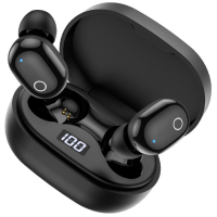 Bluetooth-навушники Borofone BW06 Manner TWS Black, чорний