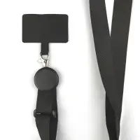 Шнурок (широкий) для смартфона Miami Rope Чорний