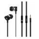 Проводные вакуумные наушники Celebrat D1 Black, черный